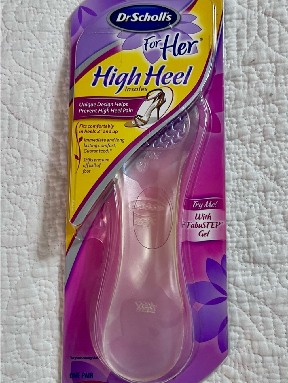 Dr. Scholl's For Her High Heel Insoles - Purple